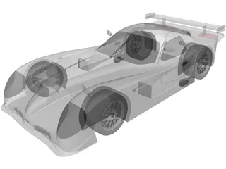 Panoz Esperante GTR-1 (1997) 3D Model preview