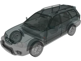 Honda Orthia (1996) 3D Model preview