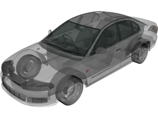 Mitsubishi Galant (1996) 3D Model preview