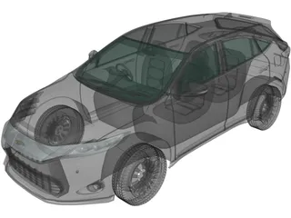 Toyota Harrier (2013) 3D Model preview