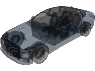 Genesis G80 (2020) 3D Model preview
