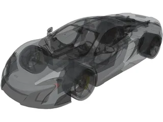McLaren 675LT (2016) 3D Model preview