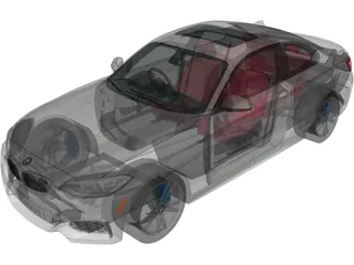 BMW M235i (2015) 3D Model preview