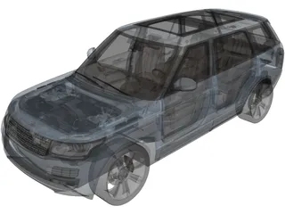 Range Rover Vogue (2013) 3D Model preview