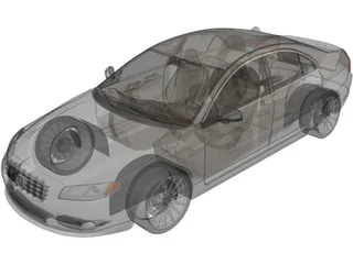 Volvo S80 (2007) 3D Model preview