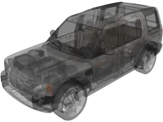Land Rover Discovery (2005) 3D Model preview