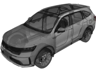 Kia Sorento (2021) 3D Model preview