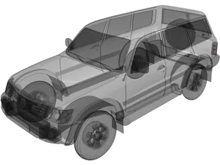 Nissan Patrol (2003) 3D Model preview