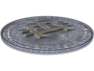Bitcoin 3D Model preview