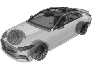 Mercedes-Benz CLS 53 AMG (2019) 3D Model preview