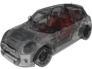 Mini Cooper S (2015) 3D Model preview