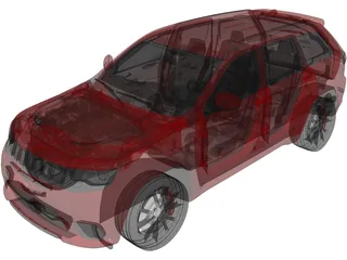 Jeep Grand Cherokee Trackhaw (2018) 3D Model preview