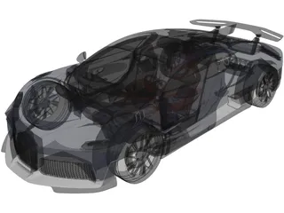 Bugatti Divo (2020) 3D Model preview