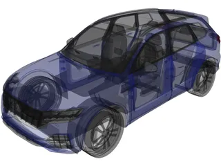 Volkswagen Touareg (2020) 3D Model preview