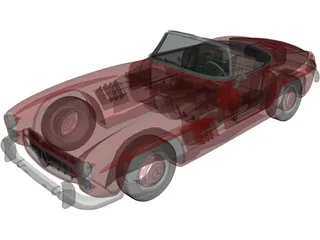 Mercedes-Benz 300SL (1957) 3D Model preview