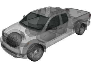 Toyota Tundra Double Cab (2011) 3D Model preview