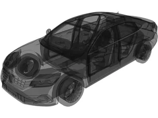 Volkswagen Passat 380 TSI (2021) 3D Model preview