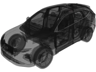 Hyundai Tucson (2021) 3D Model preview