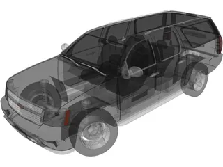 Chevrolet Suburban LT (2007) 3D Model preview