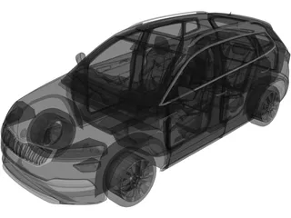Skoda Karoq (2020) 3D Model preview