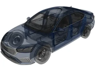 Skoda Octavia PRO (2021) 3D Model preview