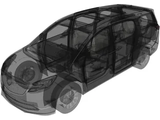 Buick GL8 Avenir (2020) 3D Model preview