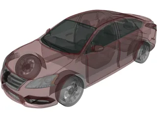 Nissan Sentra (2014) 3D Model preview