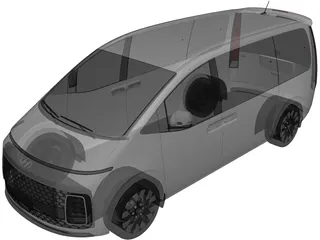 Hyundai Staria Premium (2022) 3D Model preview