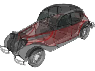 BMW 326 (1941) 3D Model preview