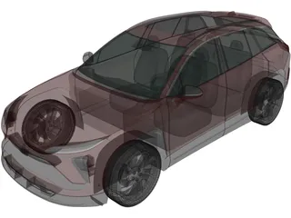 NIO ES6 (2019) 3D Model preview