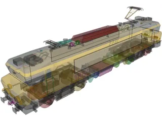 NS Class 1600 (1980) 3D Model preview