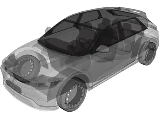 Hyundai IONIQ 5 (2022) 3D Model preview