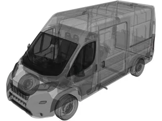 Fiat Ducato (2014) 3D Model preview