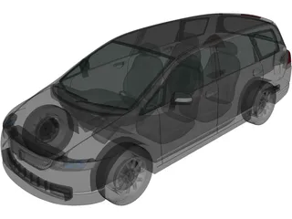 Honda Odyssey (2003) 3D Model preview
