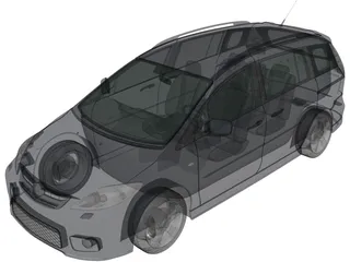 Mazda 5 Sport (2005) 3D Model preview