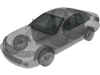 Nissan Sunny Neo GL (2000) 3D Model preview