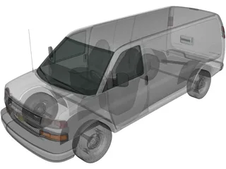 Chevrolet Express (2011) 3D Model preview