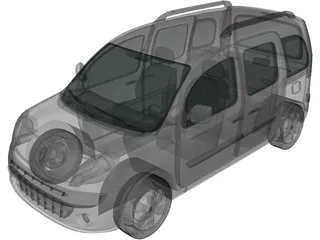 Renault Kangoo (2010) 3D Model preview