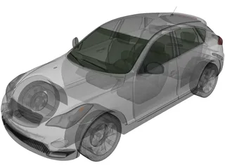 Infiniti EX 30d (2009) 3D Model preview