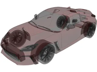 Toyota GR 86 (2022) 3D Model preview