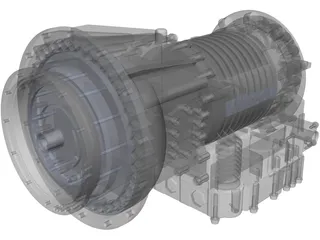 Allison Transmission 3200 3D Model preview