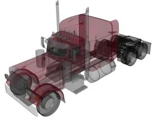 Peterbilt 379 (1987) 3D Model preview