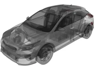 Kia X-Ceed (2022) 3D Model preview