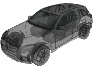 Mercedes-Benz GLC 250d (2016) 3D Model preview