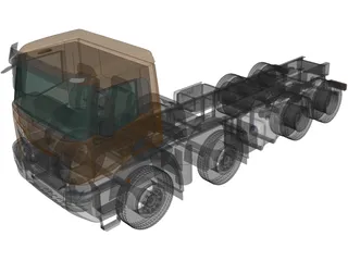 Iveco X-Way Chassis Truck (2020) 3D Model preview