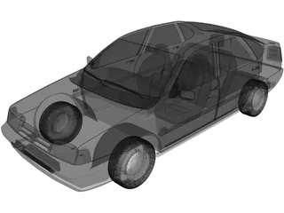 Fiat Tempra (1994) 3D Model preview