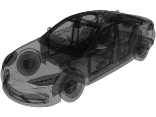 Hyundai Lafesta (2021) 3D Model preview