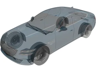 Hyundai Genesis G80 Electrified (2020) 3D Model preview