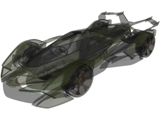 Lambo V12 Vision Gran Turismo (2020) 3D Model preview
