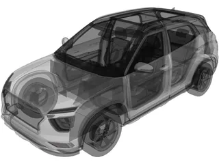 Hyundai ix35 CN (2021) 3D Model preview